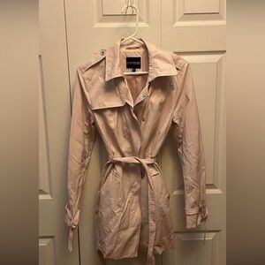 Express Women's Blush Trench Coat